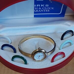Birks Bangle Watch with coloured rings